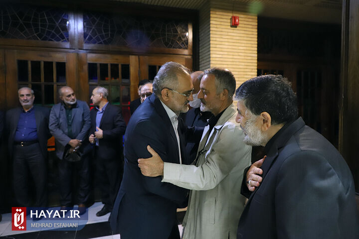 مراسم ترحیم والده مسعود زریبافان