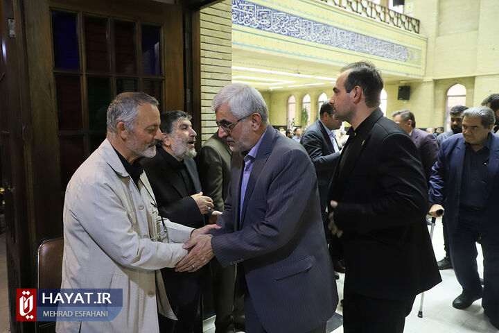مراسم ترحیم والده مسعود زریبافان