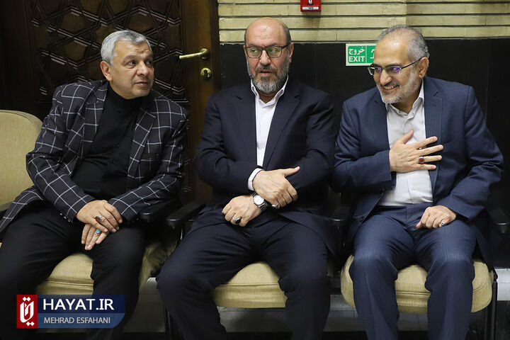 مراسم ترحیم والده مسعود زریبافان