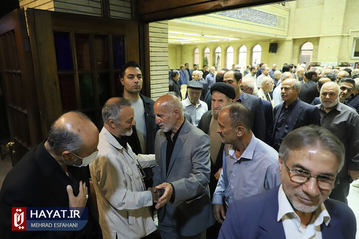 مراسم ترحیم والده مسعود زریبافان