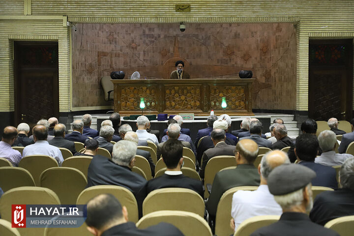 مراسم ترحیم والده مسعود زریبافان