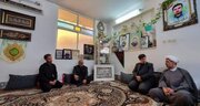 دیدار استاندار قم با خانواده شهید مدافع امنیت «مهدی زاهدلوئی»