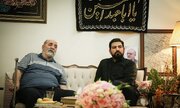 مدیران سازمان سینمایی سوره به دیدار جمال شورجه رفتند/ سینماگران باید به کمک انقلاب بیایند