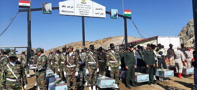 پیکر شهدای تازه تفحص شده وارد آذربایجان غربی شد پیکر شهدای تازه تفحص شده وارد آذربایجان غربی شد