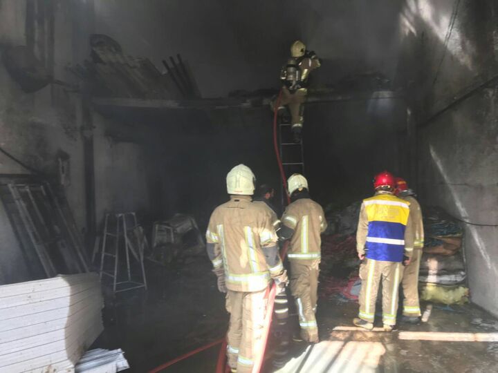 حریق در سه باب سوله واقع در جاده خاوران حریق در سه باب سوله واقع در جاده خاوران