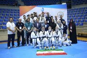 ۷۶ مدال و ۸ عنوان قهرمانی تکواندوی ایران در یک ماه