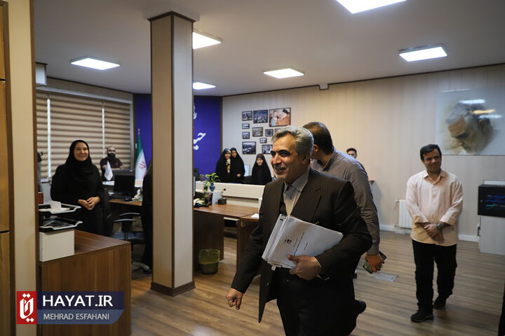 حضور معاون سلامت و توانمند سازی اجتماعی بنیاد شهید در پایگاه خبری حیات