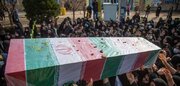 آغاز مراسم تشییع و بدرقه پیکرهای شهدای مدافع امنیت