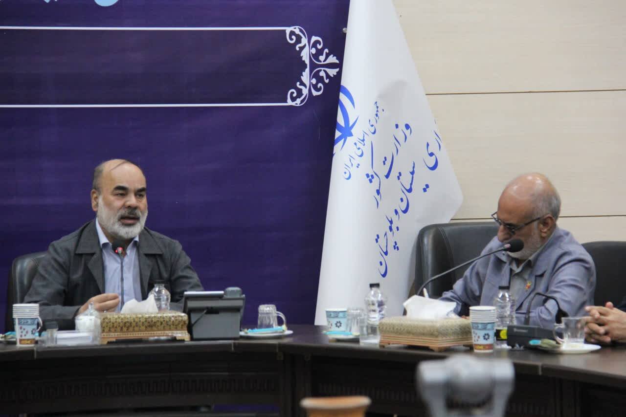 دیدار استاندار و رئیس شورای ترویج فرهنگ ایثار و شهادت استان سیستان و بلوچستان با مدیران بنیاد شهید و امور ایثارگران استان