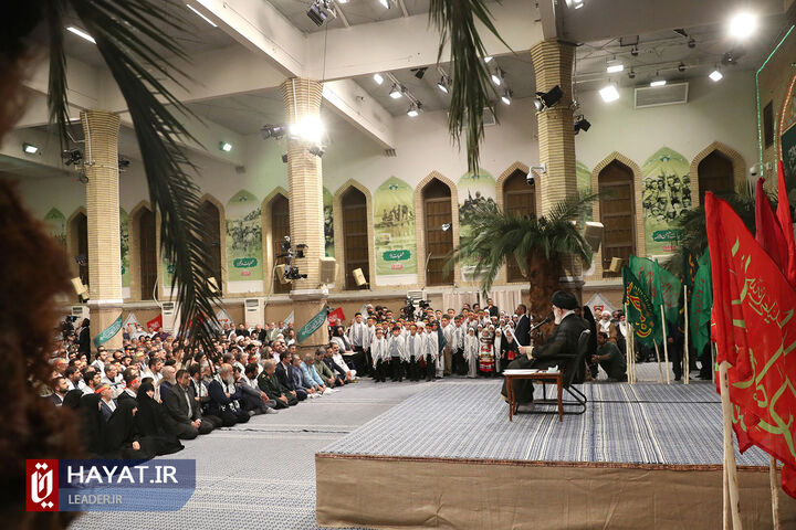 دیدار رهبر انقلاب با پیشکسوتان و فعالان دفاع مقدس و مقاومت