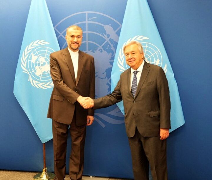 دیدار وزیر امور خارجه کشورمان با گوترش/ امیرعبداللهیان: ما برای بازگشت به برجام جدی هستیم دیدار وزیر امور خارجه کشورمان با گوترش/ امیرعبداللهیان: ما برای بازگشت به برجام جدی هستیم