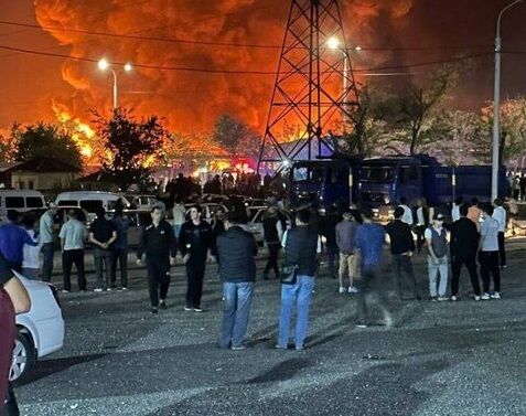 انفجار یک انبار در پایتخت ازبکستان انفجار یک انبار در پایتخت ازبکستان