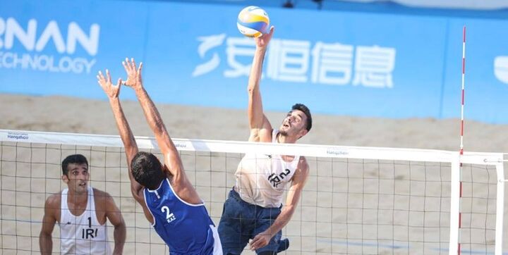 دست تیم والیبال ساحلی ب ایران به برنز نرسید دست تیم والیبال ساحلی ب ایران به برنز نرسید
