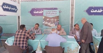 برپایی میز خدمت قضایی در محل نماز جمعه تهران