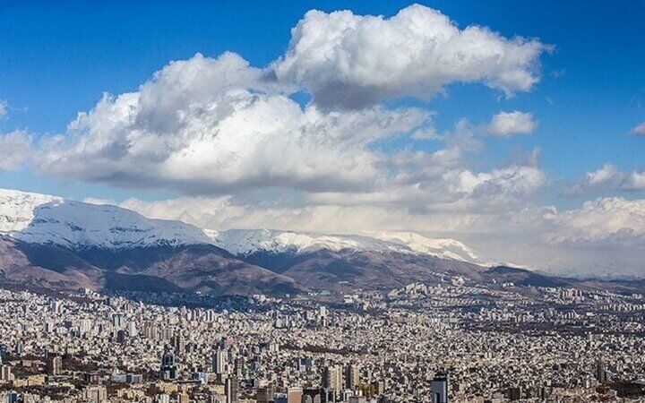 کیفیت هوای تهران در شرایط قابل قبول