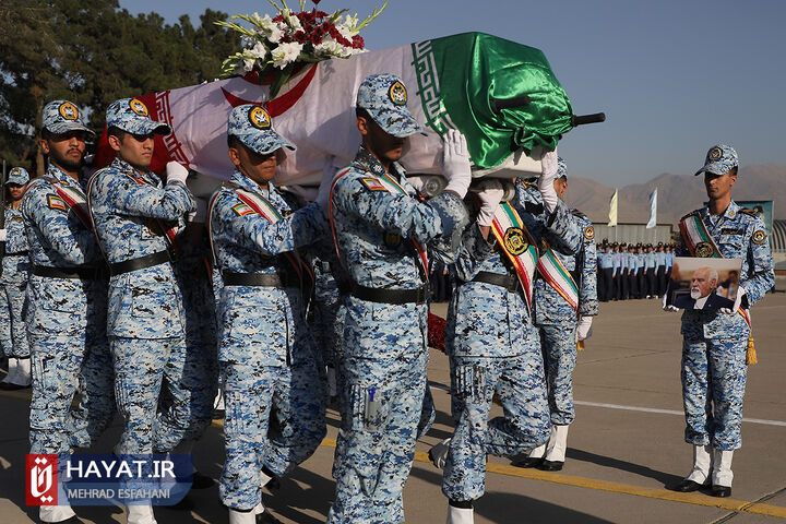 مراسم تشییع پیکر امیر سرتیپ دوم محمود ضرابی