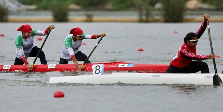 کانوی دونفره ۵۰۰ متر بانوان ایران هفتم شد کانوی دونفره ۵۰۰ متر بانوان ایران هفتم شد