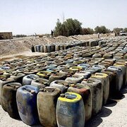 کشف ۳۰۰۰ لیتر بنزین قاچاق در شهرستان ثلاث باباجانی