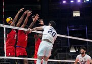 شکست تیم ملی والیبال ایران در برابر کوبا