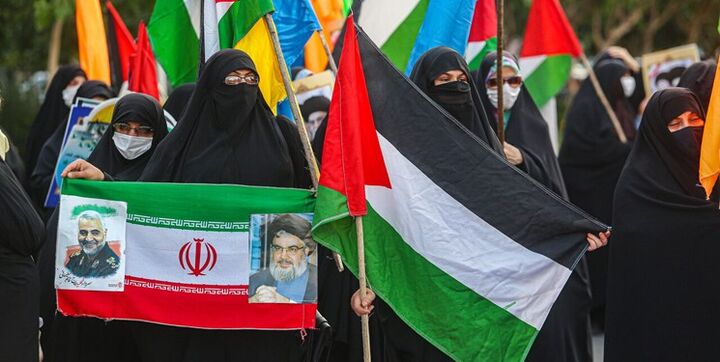 یزدی‌ها پیروزی مقاومت فلسطین را جشن گرفتند