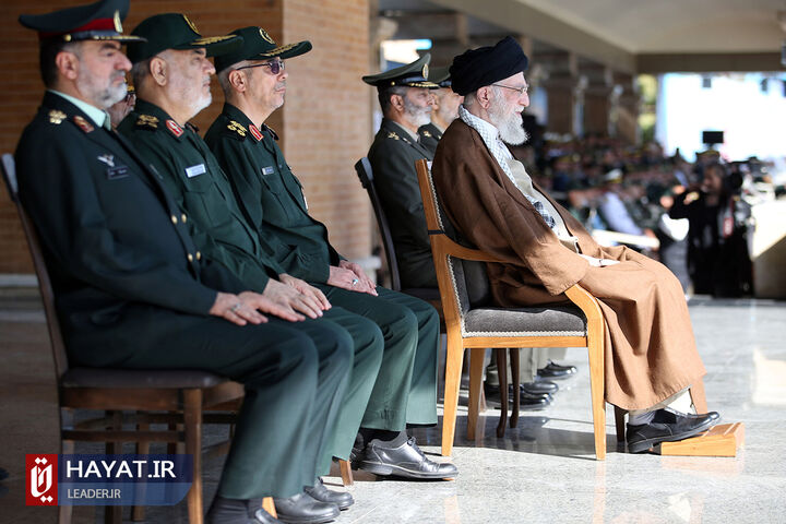 حضور فرمانده کل‌قوا در مراسم مشترک دانش‌آموختگی دانشجویان دانشگاه‌های افسری نیروهای مسلح