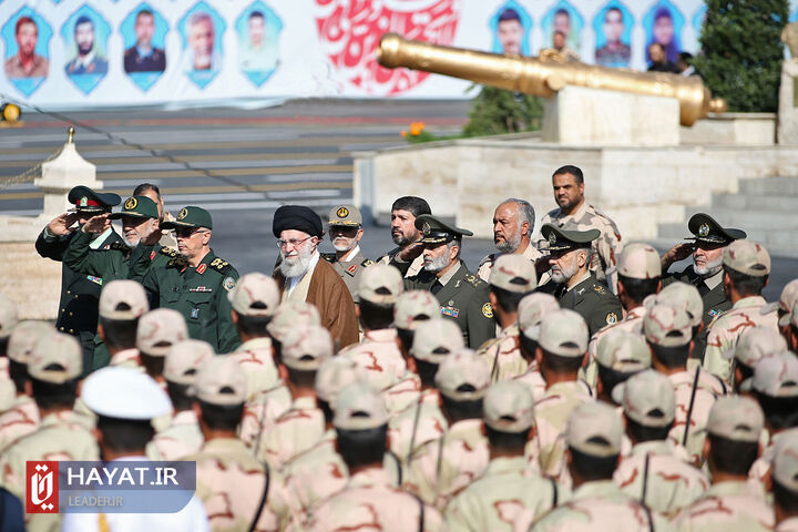 حضور فرمانده کل‌قوا در مراسم مشترک دانش‌آموختگی دانشجویان دانشگاه‌های افسری نیروهای مسلح