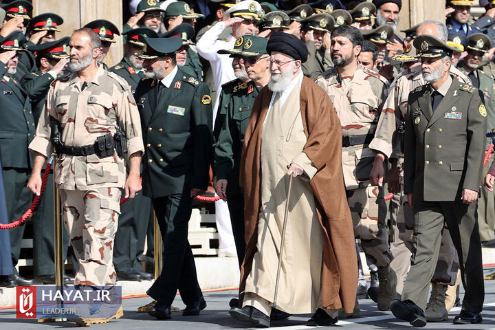 حضور فرمانده کل‌قوا در مراسم مشترک دانش‌آموختگی دانشجویان دانشگاه‌های افسری نیروهای مسلح