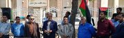 اصحاب فرهنگ، هنر و رسانه استان بوشهر در حمایت از مردم مظلوم فلسطین تجمع کردند