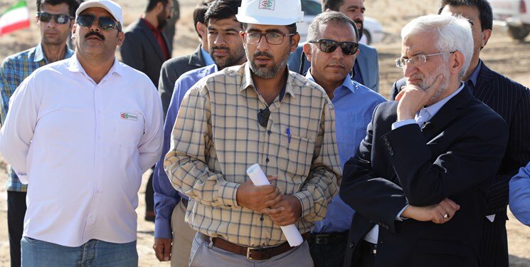 بازدید نماینده رهبری در شورای عالی امنیت ملی از پروژه انتقال آب دریای عمان+عکس