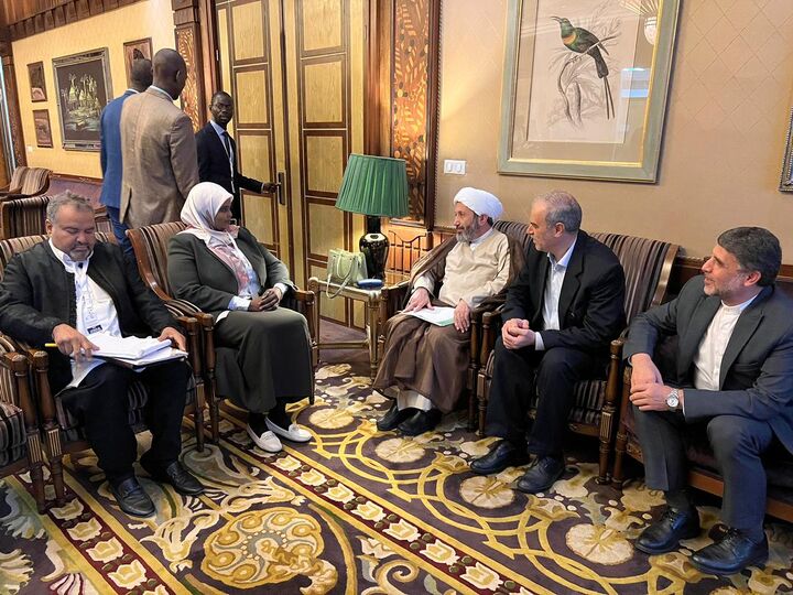 حجت‌الاسلام ایمانی پور با وزیر فرهنگ لیبی دیدار کرد