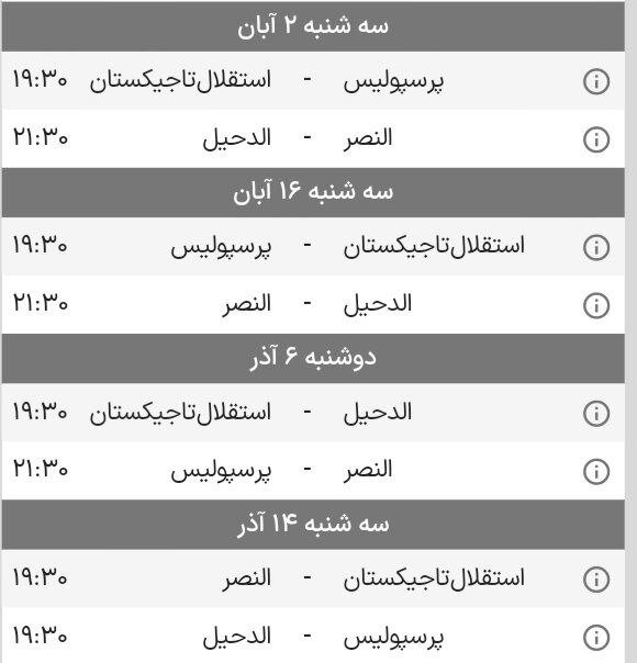 تفاوت رفتار سازمان لیگ در قبال دو نماینده ایران در لیگ قهرمانان آسیا