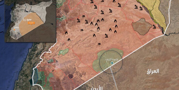 حمله پهپادی و راکتی به دو پایگاه نظامی مهم آمریکا در سوریه
