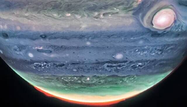 مشاهده یک «بُرش باد» در مشتری توسط «جیمز وب» مشاهده یک «بُرش باد» در مشتری توسط «جیمز وب»