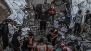 دفن ۴۳ شهروند گمنام غزه در گورهای دسته‌جمعی