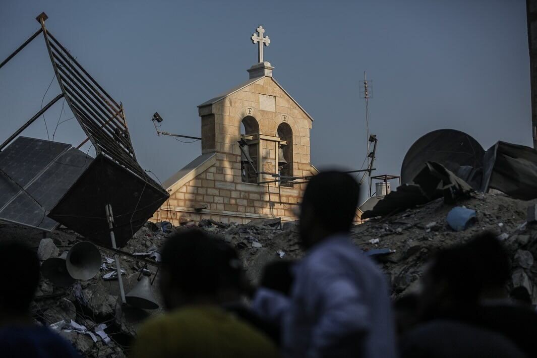 رفح تنها دروازه غزه به جهان/ کلیسای ارتدوکس توسط رژیم صهیونیستی بمباران شد