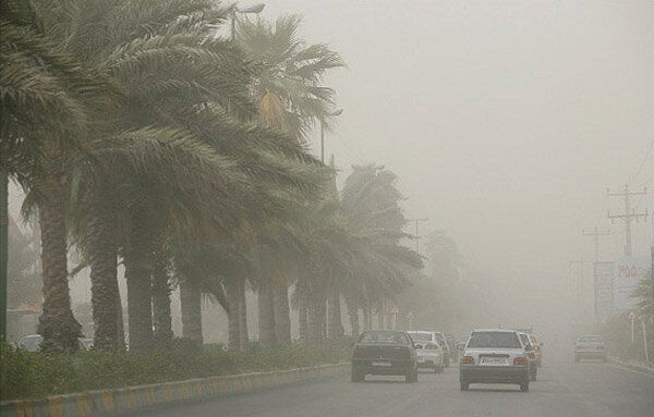 ورود سامانه بارشی و احتمال وقوع گرد و خاک در خوزستان