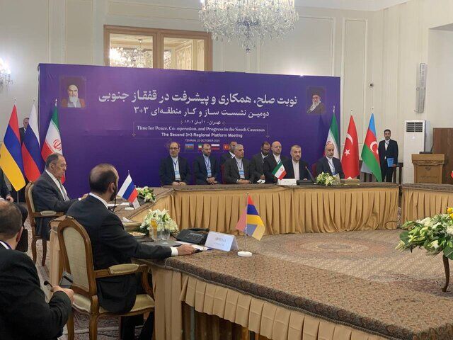 آغاز نشست وزیران امور خارجه فرمت ۳+۳ در تهران