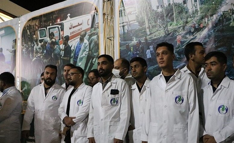 اجتماع بزرگ کرمانی ها در حمایت از مردم غزه در جوار حاج قاسم+ عکس