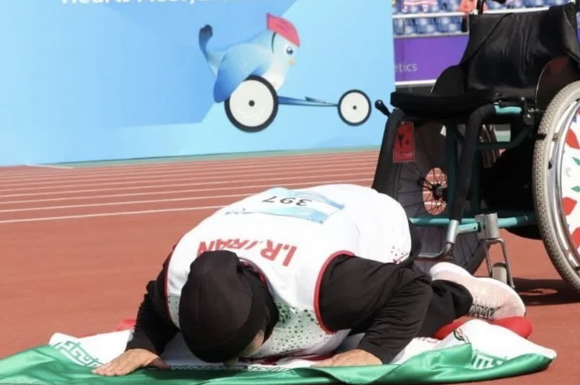 «هاشمیه متقیان» ورزشکار دو و میدانی خوزستان طلایی شد