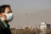 کیفیت هوای تهران در وضعیت نارنجی و ناسالم برای گروه های حساس