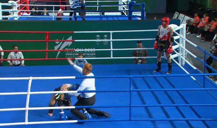 رقابتهای موی تای کامبت گیمز/ عبدالمالکی با ناک اوت میزبان فینالیست شد رقابتهای موی تای کامبت گیمز/ عبدالمالکی با ناک اوت میزبان فینالیست شد