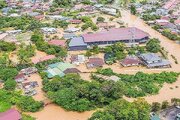 سیل و باران شدید در ویتنام جان سه نفر را گرفت