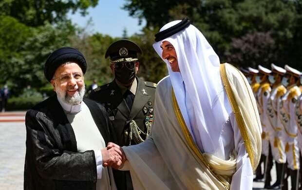 پیام رئیسی به امیر قطر پیام رئیسی به امیر قطر