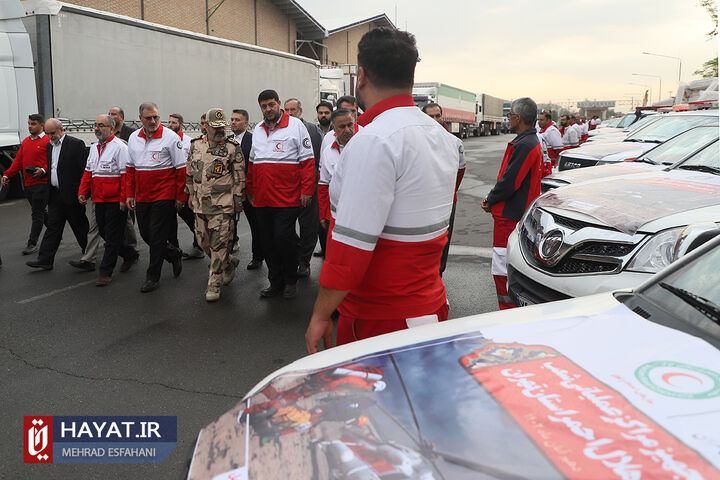 تجهیز مراکز عملیاتی شعب جمعیت هلال احمر استان تهران