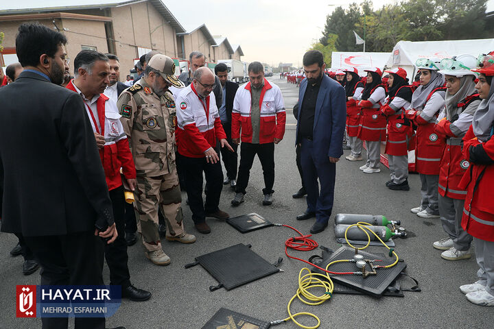 تجهیز مراکز عملیاتی شعب جمعیت هلال احمر استان تهران