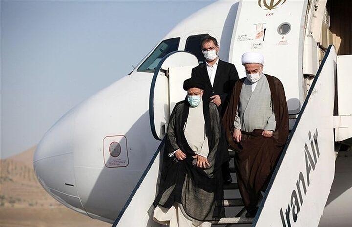 رئیس جمهور وارد کردستان شد رئیس جمهور وارد کردستان شد