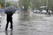 بارش شدید تگرگ در اردبیل