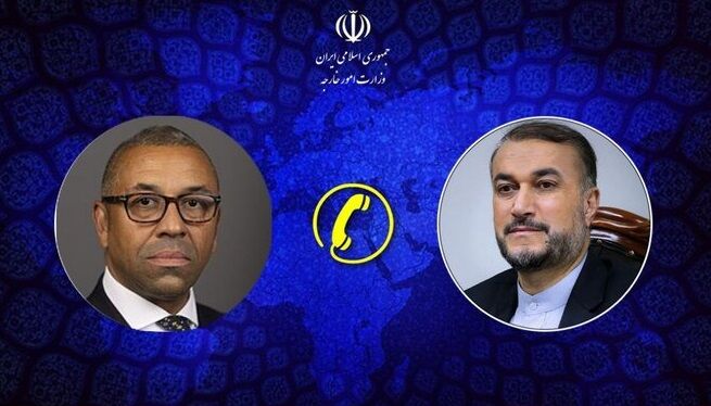 وزیر امور خارجه انگلیس و امیرعبداللهیان تلفنی گفتوگو کردند وزیر امور خارجه انگلیس و امیرعبداللهیان تلفنی گفتوگو کردند