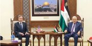 دیدار وزیر خارجه آمریکا با محمود عباس