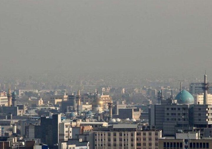 هوای کلانشهر مشهد آلوده شد